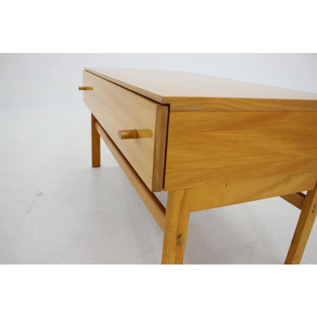 Wood Birch Chest of Drawers, Czechoslovakia, 1970s For Sale - Image 7 of 9