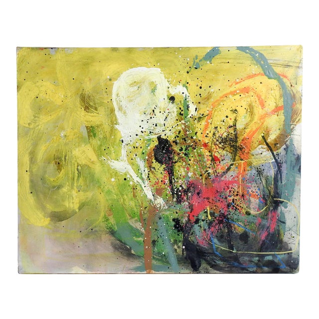 Late 20th Century George Turner Abstract Expressionist Painting For Sale