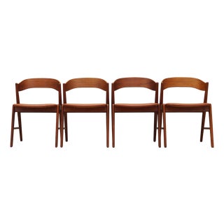 Vintage Danish Teak Chairs from Korup Stolefabrik, 1970s, Set of 4 For Sale