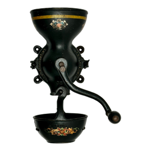 Rare Large Size Antique Enterprise #350 American Cast Iron Wall Mount Hand Crank Coffee Grinder