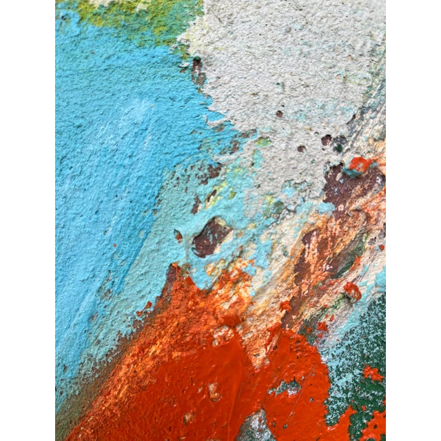 Contemporary Abstract Expressionist Portrait Original Oil Painting For Sale - Image 12 of 12