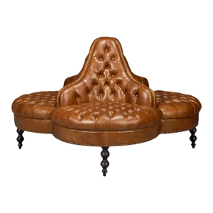 Cuban Brown Four-Sided Sofa