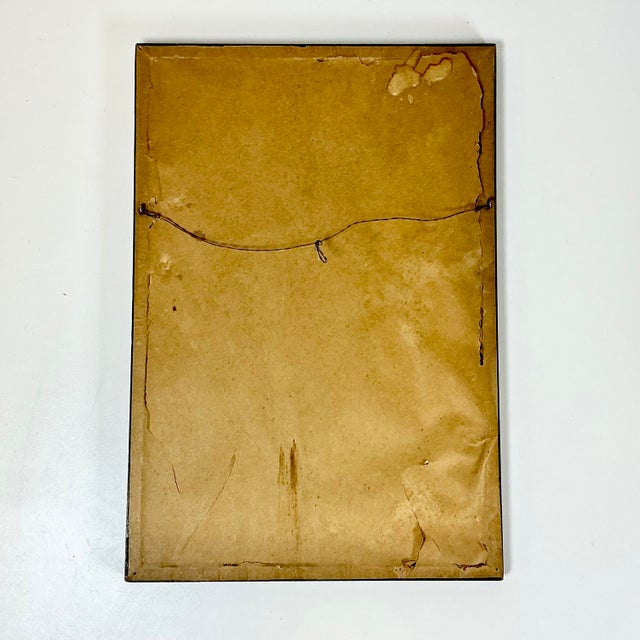 Antique Copper Plate Etching Plate Ink Block Lithograph, San Gabriel Mission For Sale - Image 16 of 16