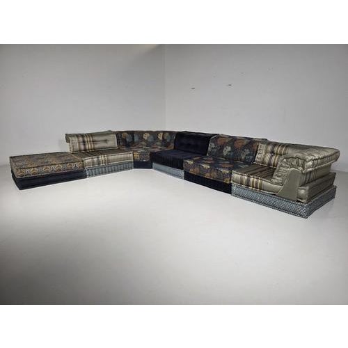 Mah Jong Modular Sofa in Kenzo Takada Fabric from Roche Bobois, Set of 17 For Sale - Image 3 of 11