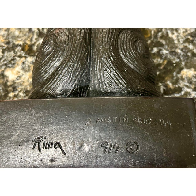 Rima Padova’s, Plaster Sculpture of a Woman’s Head, Italy, Classical Forms Mixed With a Contemporary ‘Abstract Sensibility’, 1964, Signed and Numbered For Sale In South Bend - Image 6 of 11