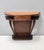 Wood Vintage Beech and Walnut Root Console Table with Orange Glass Top, 1950s For Sale - Image 7 of 15