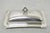 Vintage Crescent Victorian Silver Plated Covered Butter Dish W/ Glass Liner For Sale - Image 11 of 11