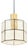 Mid-Century Modern Pendant Light in Glass and Brass from Limburg, Germany, 1960s For Sale