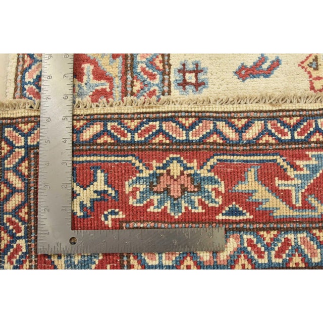 Kazak Runner 2’9” X 9’8” Beige Wool Tribal Hand-Knotted Oriental Rug For Sale - Image 12 of 12