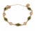 Contemporary 20253 - Green Jade Oriental Style Rhombus 14k Yellow Gold Link Bracelet For Sale - Image 3 of 4