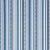 Sample - Schumacher Zuni Stripe Fabric in Blue For Sale
