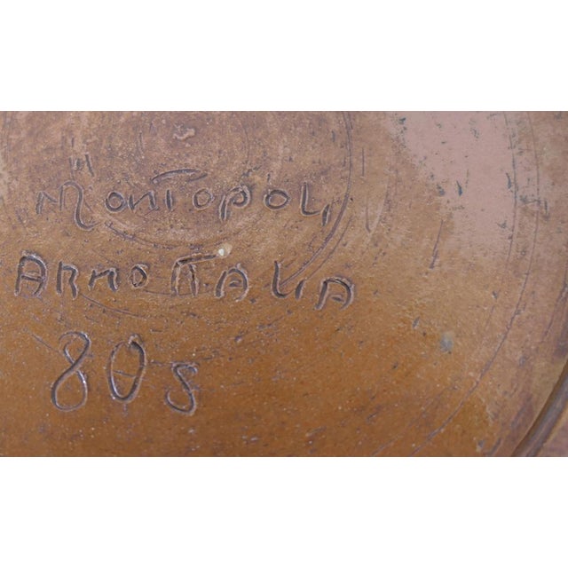 Italian Plate with Dragon and Bear, 1950s For Sale - Image 4 of 6