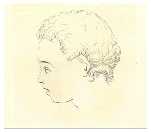 Thomas Holloway, Profile of Boy, Original Etching, 1810
