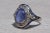 1980s The Lathrop: Star Sapphire and Diamond Ring in Platinum For Sale - Image 5 of 11