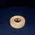 Beige Italian Round Travertine and Copper-Toned Metal Ashtray, 1970 For Sale - Image 8 of 18
