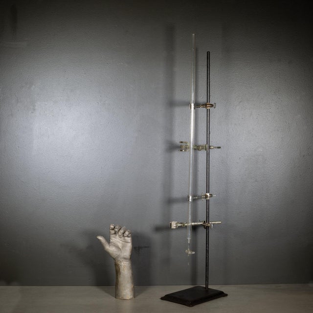 Vintage Cast Iron Test Tube and Beaker Laboratory Stand c.1920-1940 For Sale In San Francisco - Image 6 of 6