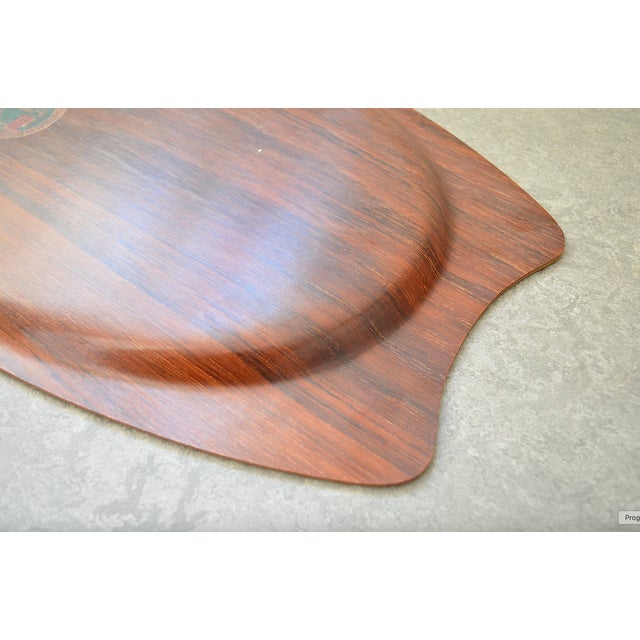 Wood Teak Tray from Langva, 1960s For Sale - Image 7 of 10