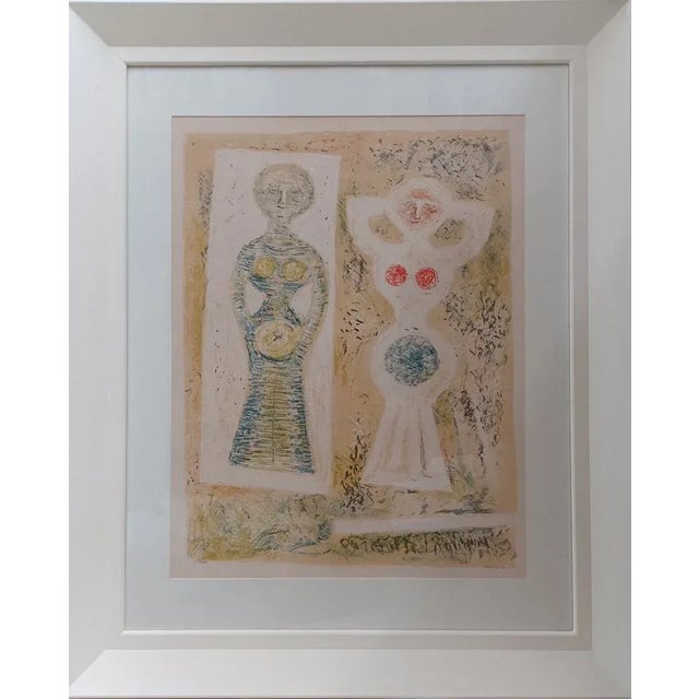 Massimo Campigli, Danseuse, 1961, Lithograph For Sale - Image 4 of 4