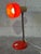 Red Gooseneck Table Lamp With Adjustable Shade Space Age Mid-Century Modern 1970s For Sale - Image 9 of 10