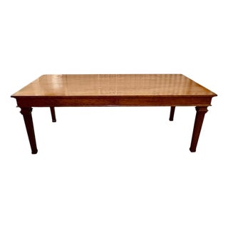 David Iatesta Mahogany Dining Table For Sale