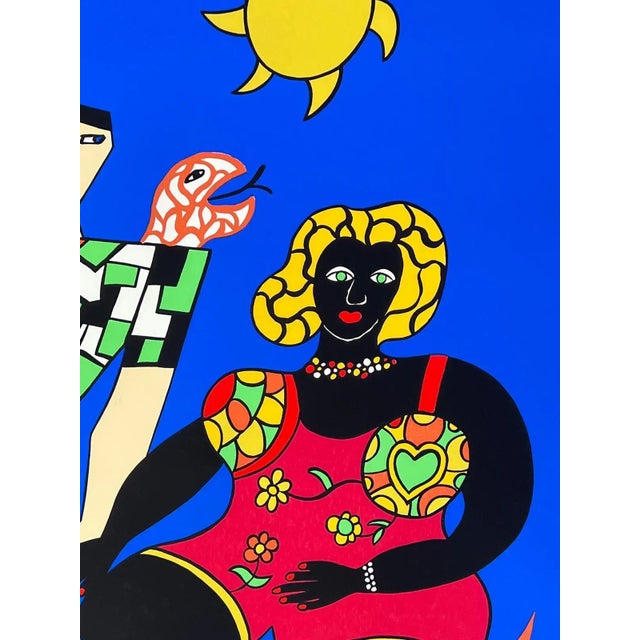 1990s Niki de Saint Phalle, The Engaged Couple of Knokke, 1993, Silkscreen For Sale - Image 5 of 7