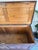 Large Antique 19th Century Oak Dark Wood Blanket Box Chest Coffer with Key Rustic Farmhouse For Sale - Image 6 of 15