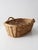 Vintage Wicker Gathering Basket With Handles For Sale - Image 10 of 13