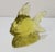 Glass Mid Century Yellow Glass Angel Fish Figurine For Sale - Image 7 of 10