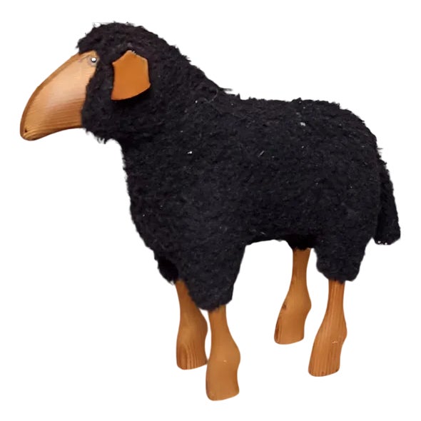 Small Black Sheep by Hanns Petter Krafft For Sale