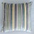 Textile FirmaMenta Italian Blue Stripes Velvet Pillow For Sale - Image 7 of 7