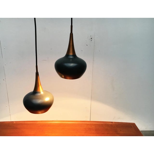 Mid-Century German Pendant Lamps from Kaiser Leuchten, Set of 2 For Sale - Image 4 of 18