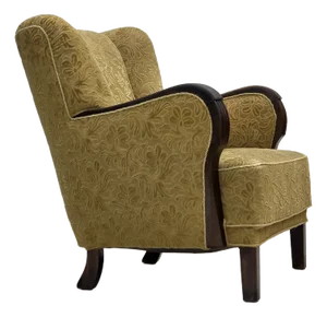 Vintage Danish Lounge Chair in Dark Beech, 1950s