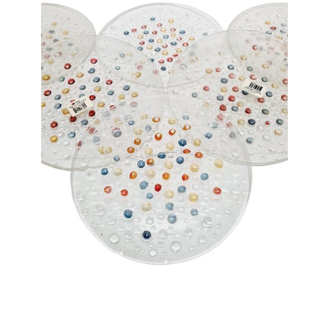 Rotor Dessert Set by J. Drost for Ząbkowice Gospodarcza Huta, Poland, 1970s, Set of 6 For Sale - Image 12 of 13