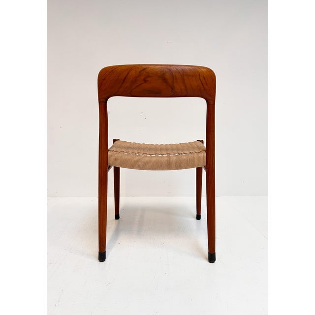 Vintage Model 75 Chairs by Niels Møller for J.L. Møllers, 1960s, Set of 4 For Sale - Image 13 of 18