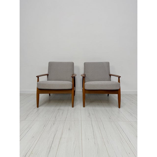 Mid-Century Danish Teak Armchair, 1960s For Sale - Image 4 of 16