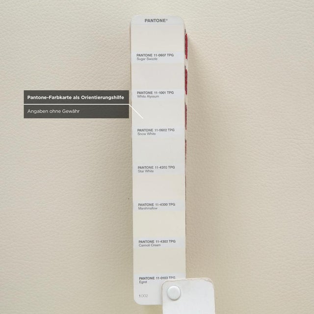 Cream Cream Leather Chairs from Musterring, Set of 8 For Sale - Image 8 of 14