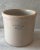 Vintage believed to be Robinson Ransbottom Pottery stoneware /ironstone crock with blue crown stamped 2 gallon. Made in...