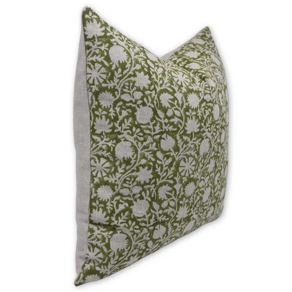 Add a touch of artisanal charm to your space with this handmade block print cushion cover from Fabdivine. Crafted from...