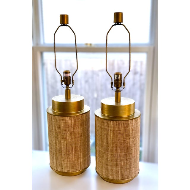 Textile Palecek Rope-Wrapped Table Lamps - A Pair For Sale - Image 7 of 11