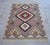 Textile 1980s Navajo Style Kilim Rug Hand Woven Flat Weave Area Rug 3x4 Ft For Sale - Image 7 of 15