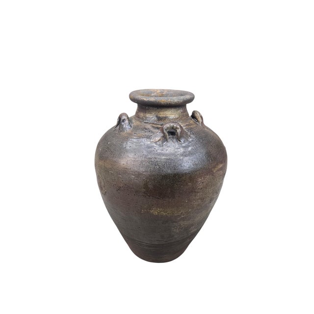 Primitive Southeast Asian Pottery Vase For Sale - Image 4 of 8