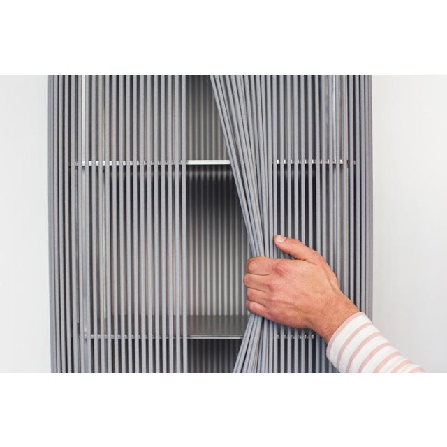 Not Yet Made - Made To Order Coil Square Wall Mounted Cabinet by Bram Kerkhofs For Sale - Image 5 of 16