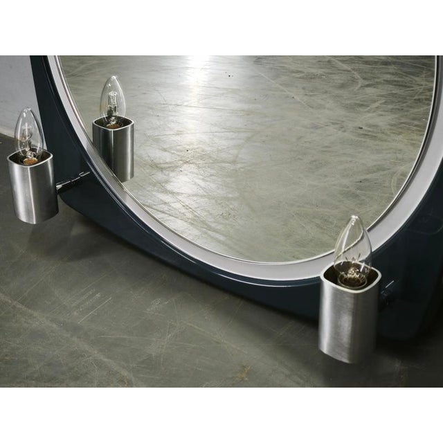 Italian Space Age Illuminated Mirror by Thema, 1970s For Sale - Image 4 of 10