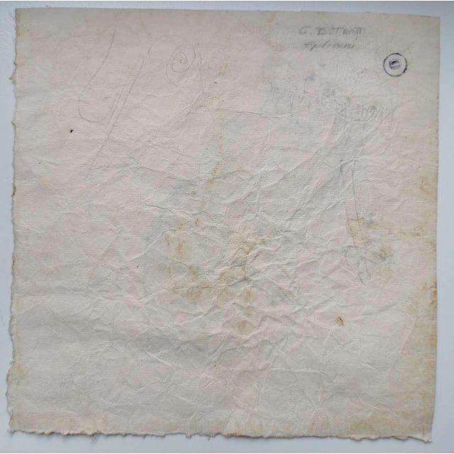 Sierist Brown Ink Drawing, Signed Giovanni Battista Trotti, 16th Century For Sale - Image 6 of 6