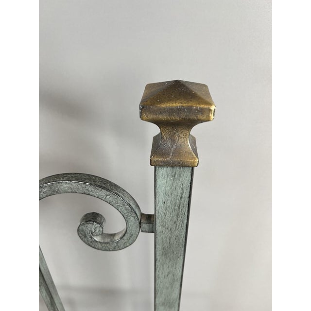 20th Century Lacquered Metal Bed For Sale - Image 9 of 13