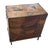 Wood Wonderful Raised Japanese Cabinet Crafted With Geometrically Intricate Inlayed Wood and Hand Wrought Hardware For Sale - Image 7 of 12