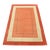 Gabbeh Rug 4’7” X 6’6” Orange Wool Contemporary Hand-Knotted Carpet For Sale