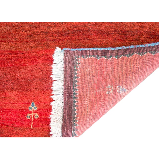 Vintage Persian Gabbeh Rug For Sale - Image 10 of 12