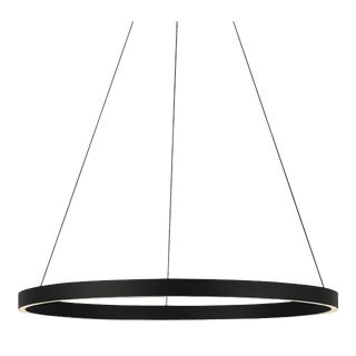 Visual Comfort Modern Fiama 30 Suspension LED Black For Sale