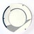 Glorious Postmodern Black & White Geometric ‘Angles’ Dinner & Side Plates by Christopher Stuart Circa 1995 - Place Settings for 4 / 8 Pieces For Sale In Miami - Image 6 of 13